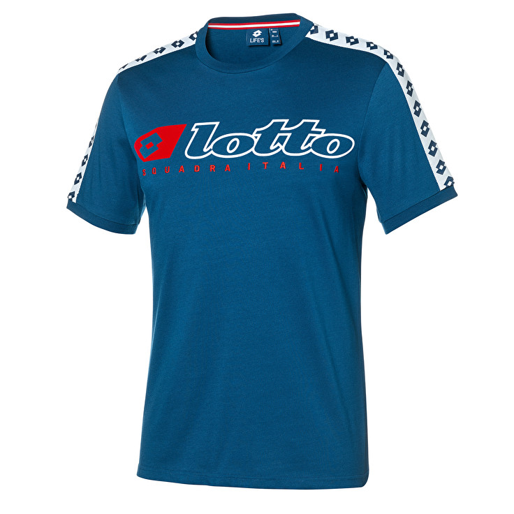 Lotto Athletica Due Js Camisetas Hombre - Azules - Colombia ZXGHSAU-02